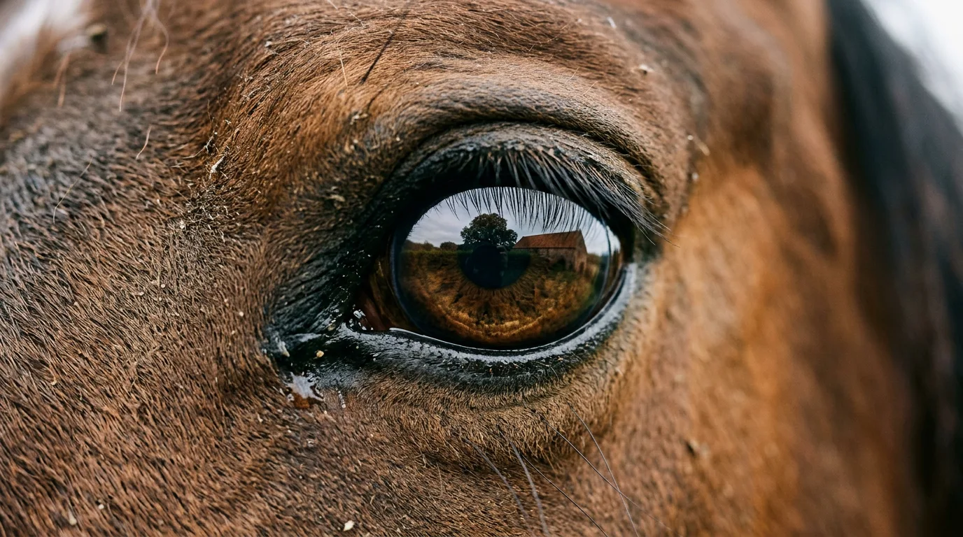 Un regard de cheval, Equi'libre Poney Club de Maringes, Maringes